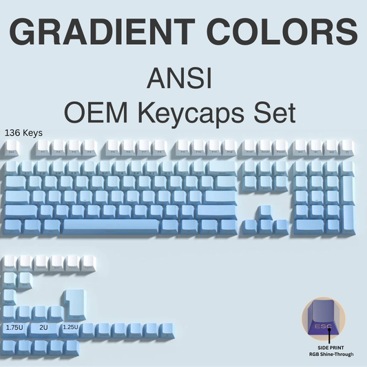 Gradient Colors Keycaps Set