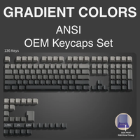 Gradient Colors Keycaps Set